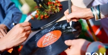 WEDDING CEREMONY AT FESTIVAL 